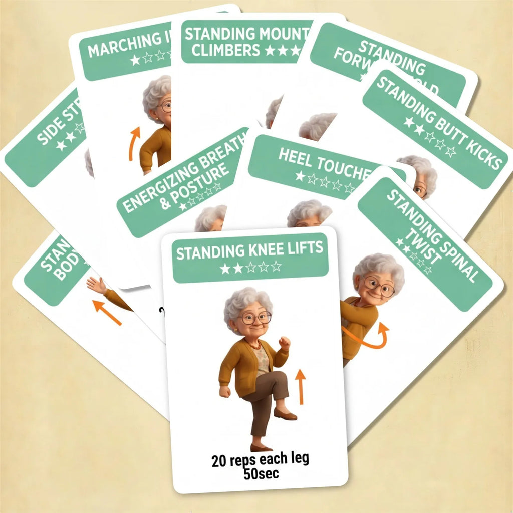 Low-Intensity Health Exercise Training Cards