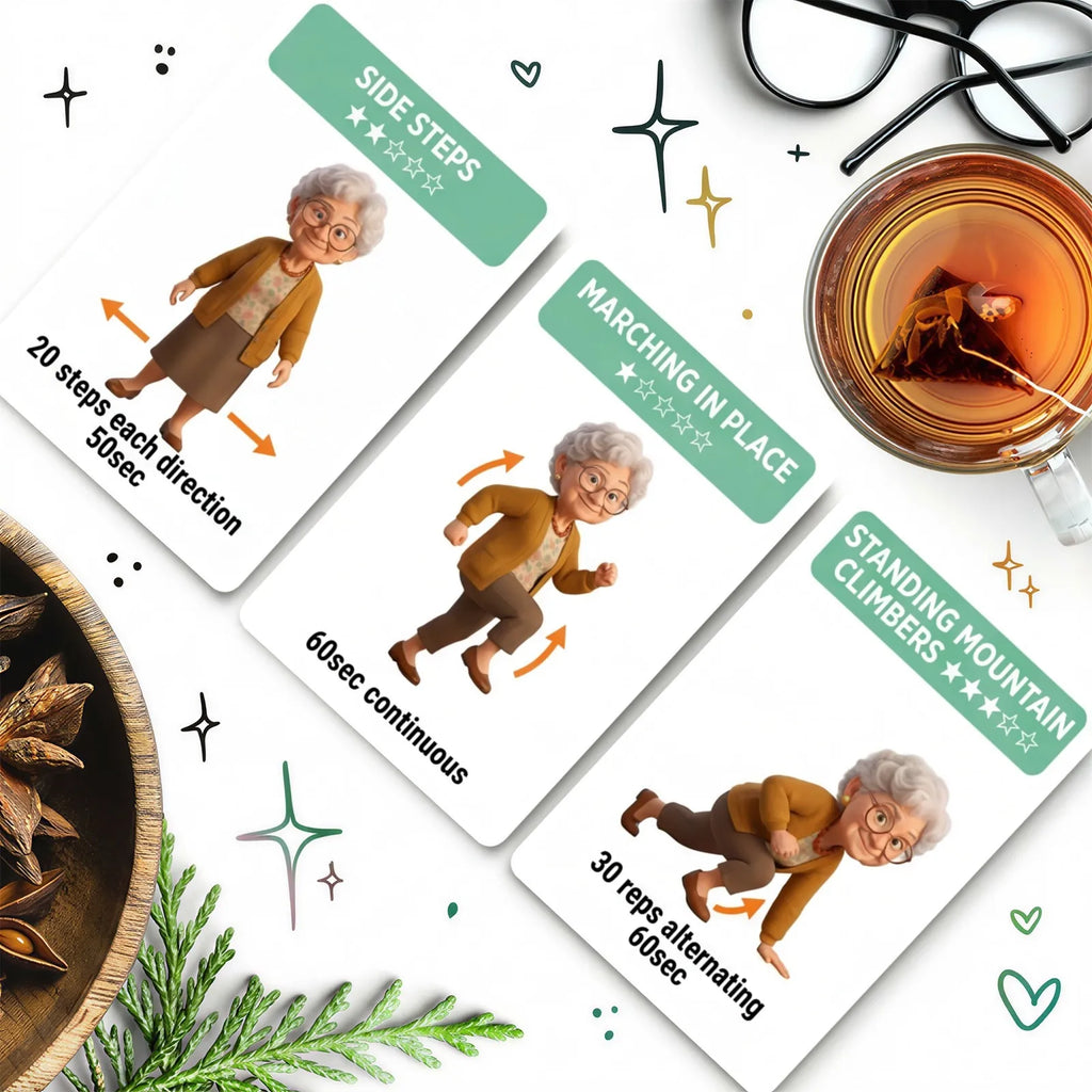 Low-Intensity Health Exercise Training Cards