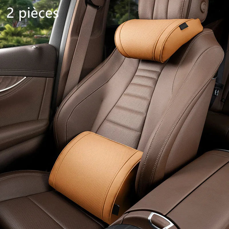 Vssal · Ergonomic Car Seat Headrest & Lumbar Support Set