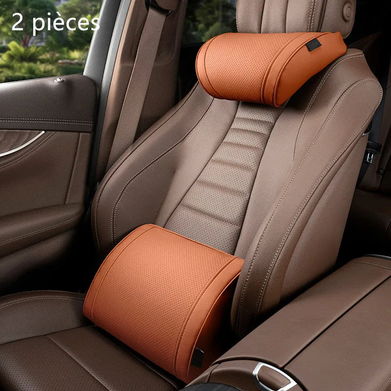 Vssal · Ergonomic Car Seat Headrest & Lumbar Support Set