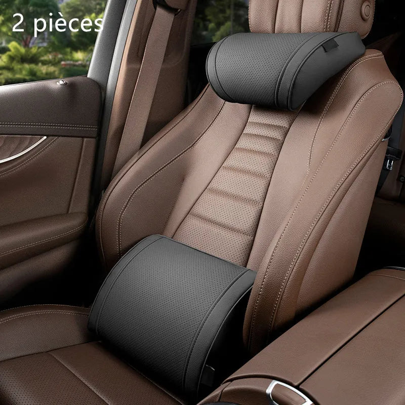 Vssal · Ergonomic Car Seat Headrest & Lumbar Support Set