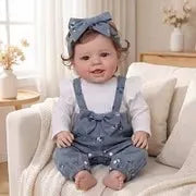 Smiling Reborn Baby Vead 20" Little Infant Girl Heartwarming Gift Timeless Emotional Moments