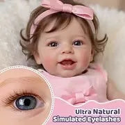 Smiling Reborn Baby Vead 20" Little Infant Girl Heartwarming Gift Timeless Emotional Moments