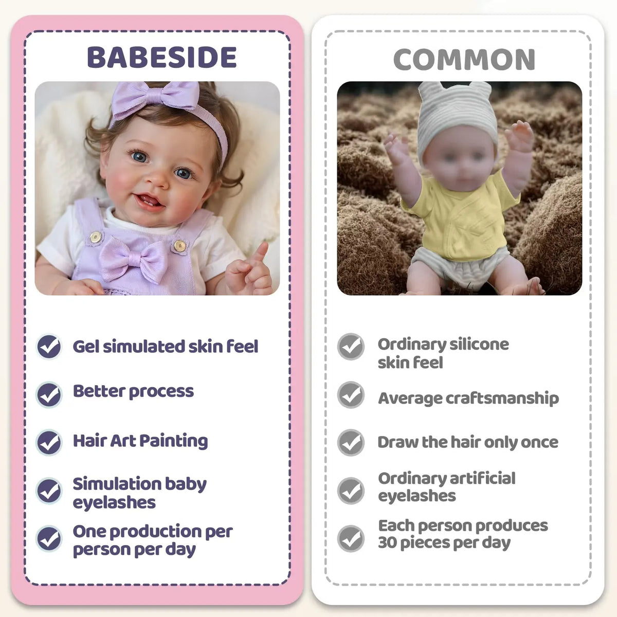 Smiling Reborn Baby Vead 20" Little Infant Girl Heartwarming Gift Timeless Emotional Moments