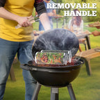 Heavy Duty Rolling Grill Basket Set | No More Food Falling Through