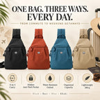 Premium 3 in 1 Anti-Theft Travel Tote Bag🎒
