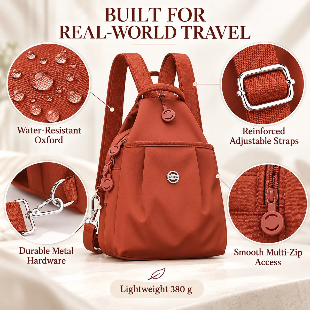 Premium 3 in 1 Anti-Theft Travel Tote Bag🎒