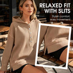 Women's Fashion V-Neck Long Sleeve Hoodie