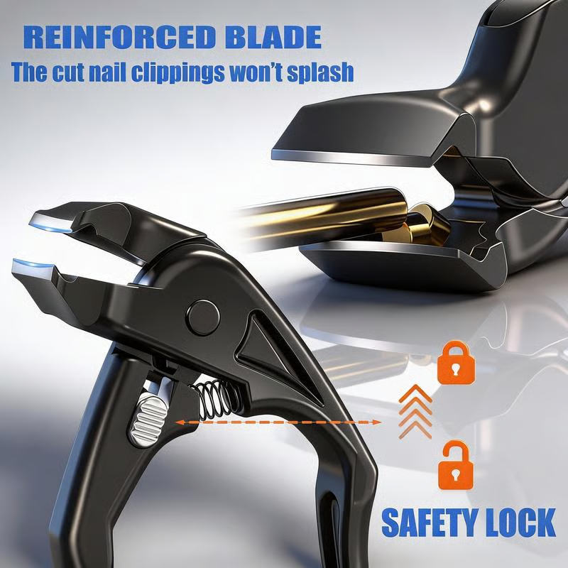 Easy-Grip Curved Nail Clipper for Seniors