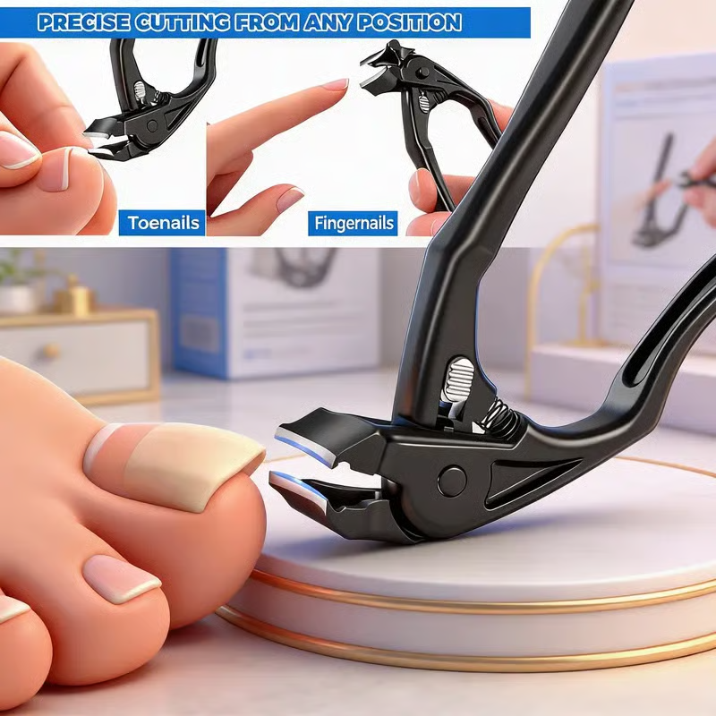 Easy-Grip Curved Nail Clipper for Seniors