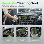Wheel Barrel Cleaning Brush – Deep Reach Microfiber for Rims