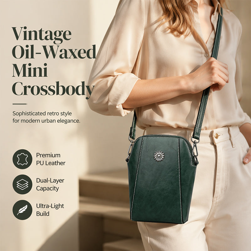 🎁Women PU Leather Crossbody Phone Bag