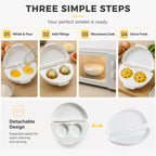 🍳2‑in‑1 Microwave Omelet & Egg Cooker