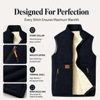 Women's Winter Thermal Stand Collar Vest
