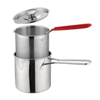 304 Stainless Steel Multifuntional Fryer-Avoid Burns