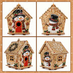Christmas Diamond Painting Wooden House Kit 6
